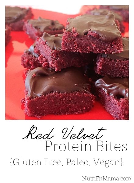 GF Red Velvet Protein Bites