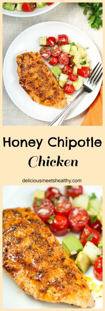 Honey Chipotle Chicken | www.deliciousmeetshealthy.com