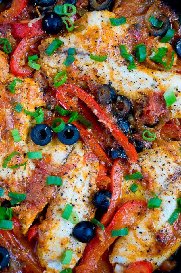 One Skillet Tilapia Veracruz Delicious Meets Healthy