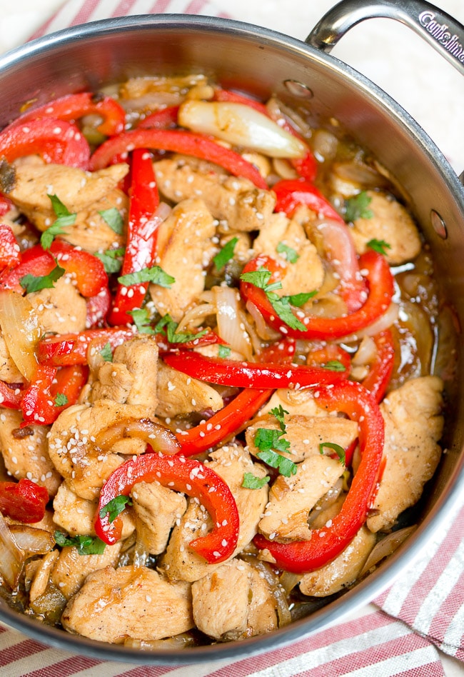 Sweet and Spicy Jalapeno Chicken Stir Fry