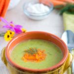 Creamy zucchini soup