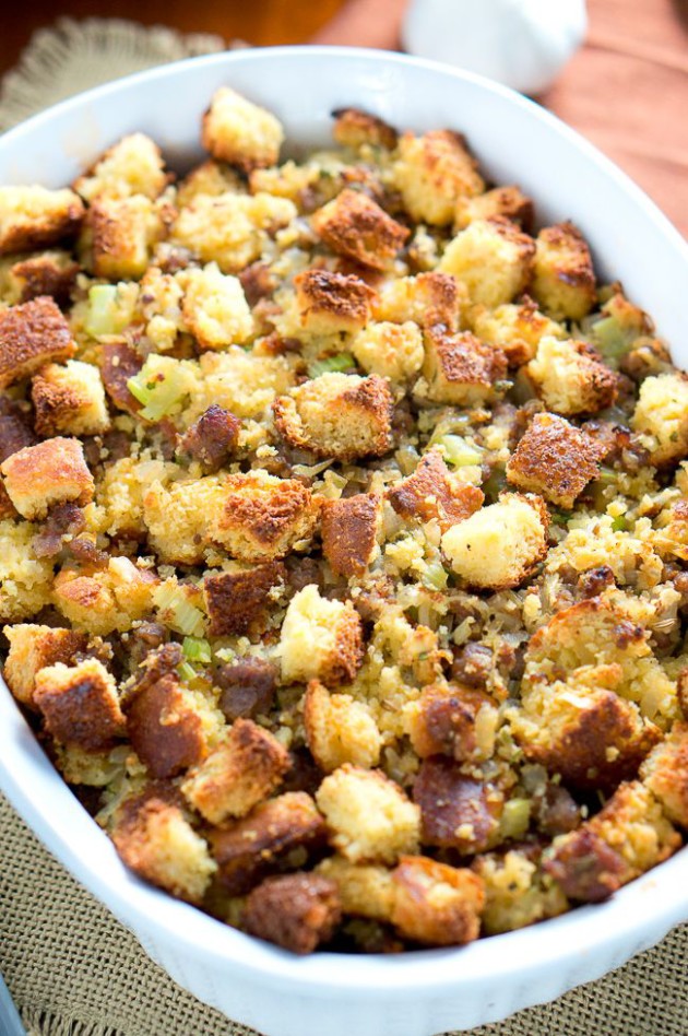 Cornbread and Sausage Stuffing Delicious Meets Healthy
