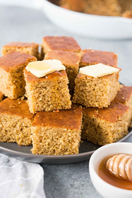 Gluten Free Cornbread with Honey Delicious Meets Healthy