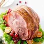 Orange Dijon Glazed Ham