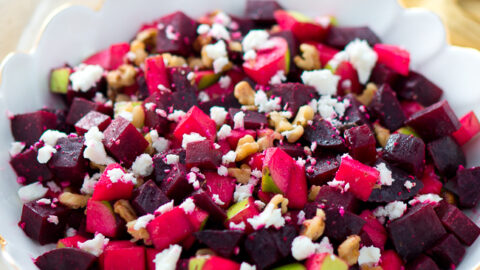 Roasted Beet and Apple Salad