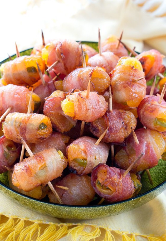 Bacon Wrapped Apricots with Jalapenos Delicious Meets Healthy
