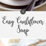 Easy Cauliflower Soup