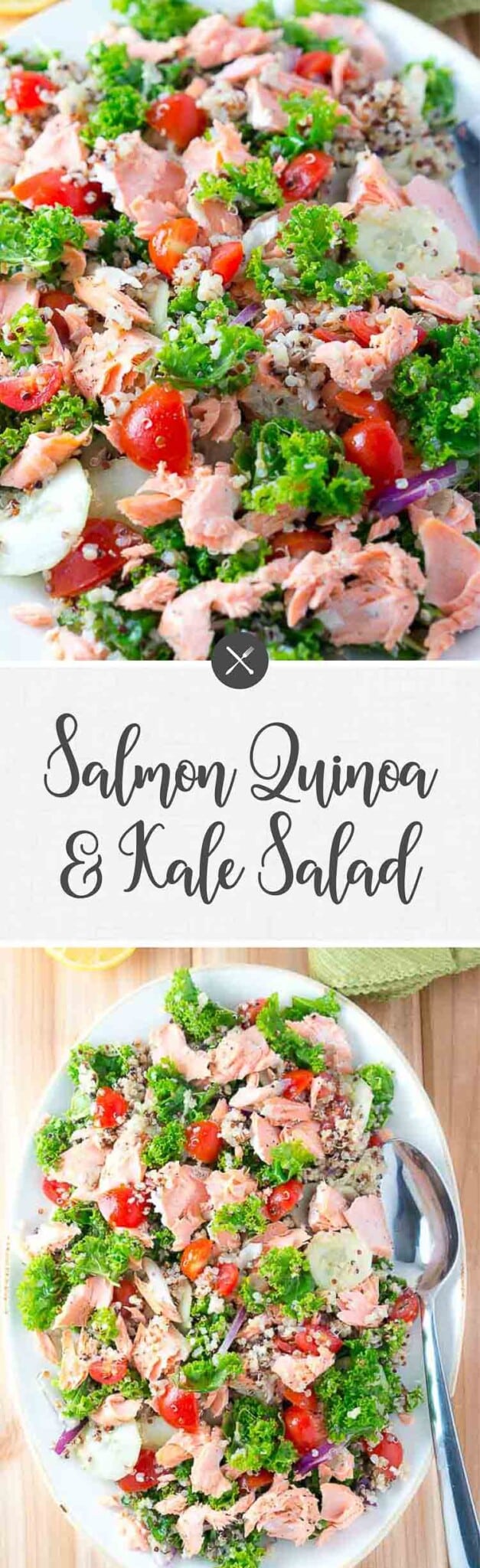 Salmon Quinoa and Kale Salad Delicious Meets Healthy
