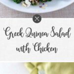Greek Quinoa Salad with Chicken