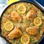 Mediterranean Chicken and Rice Skillet
