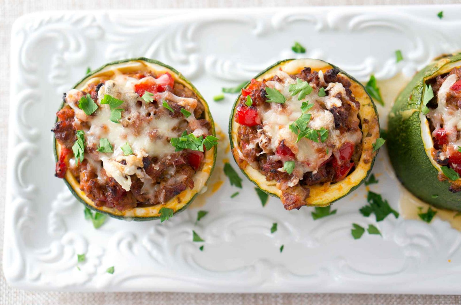 Stuffed Zucchini Cups Delicious Meets Healthy