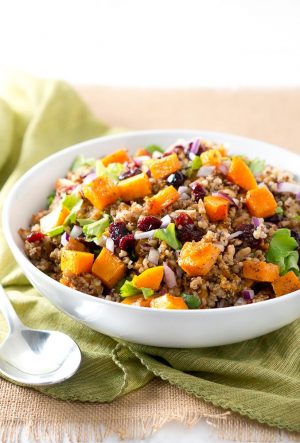 Harvest Butternut Squash Quinoa Salad - Delicious Meets Healthy