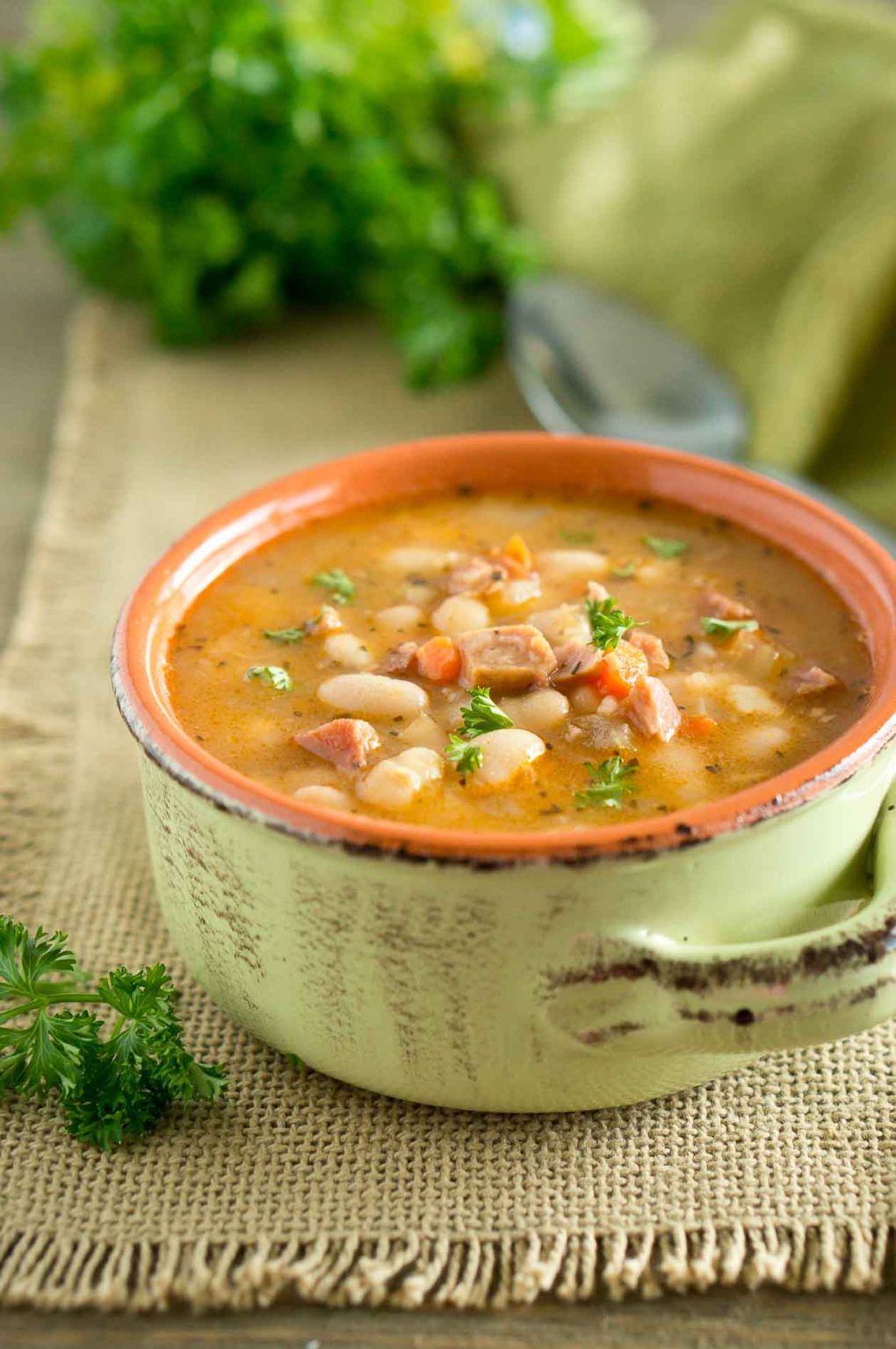 Instant Pot Ham White Bean Soup Delicious Meets Healthy