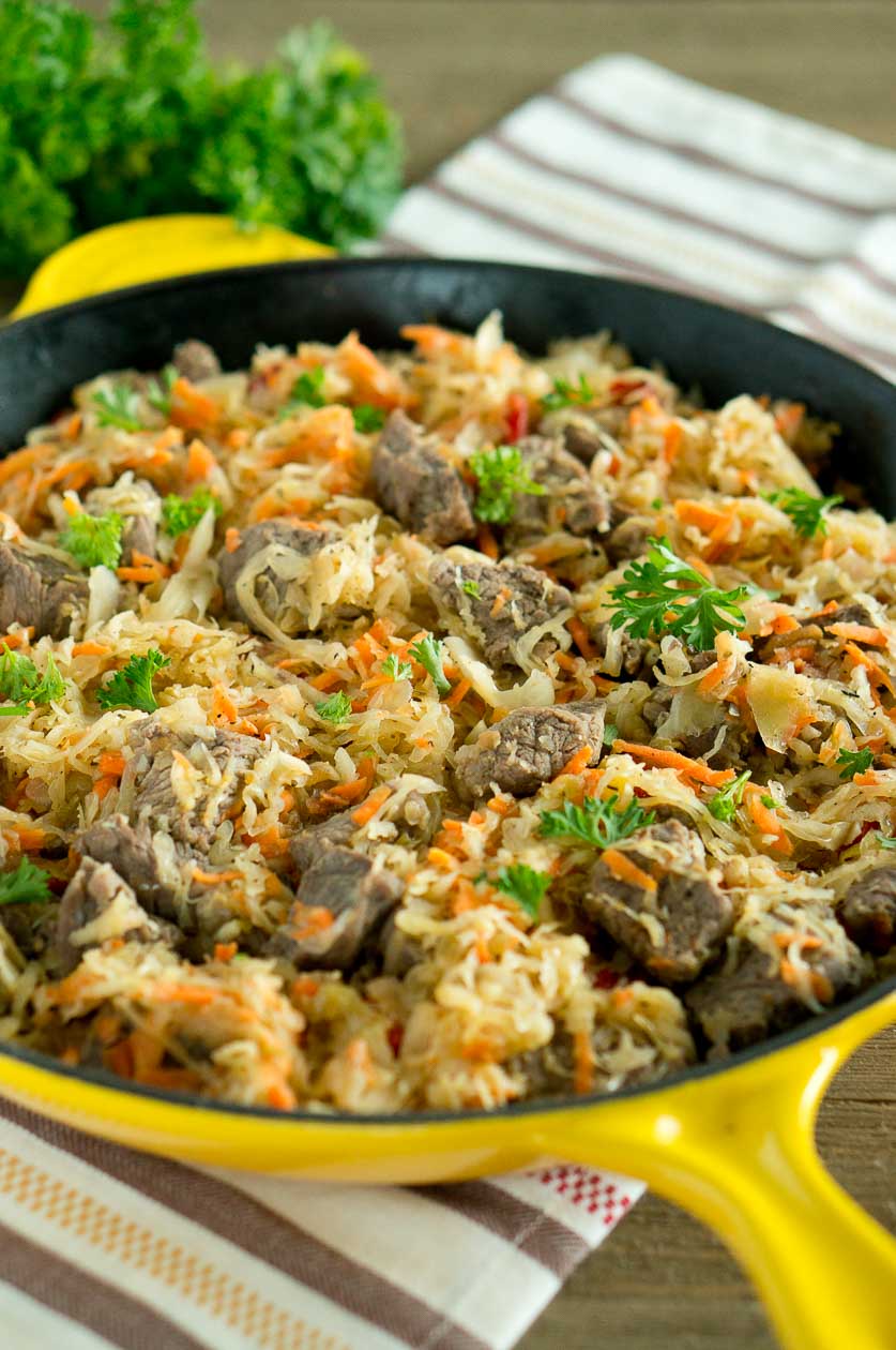 Beef and Cabbage Skillet