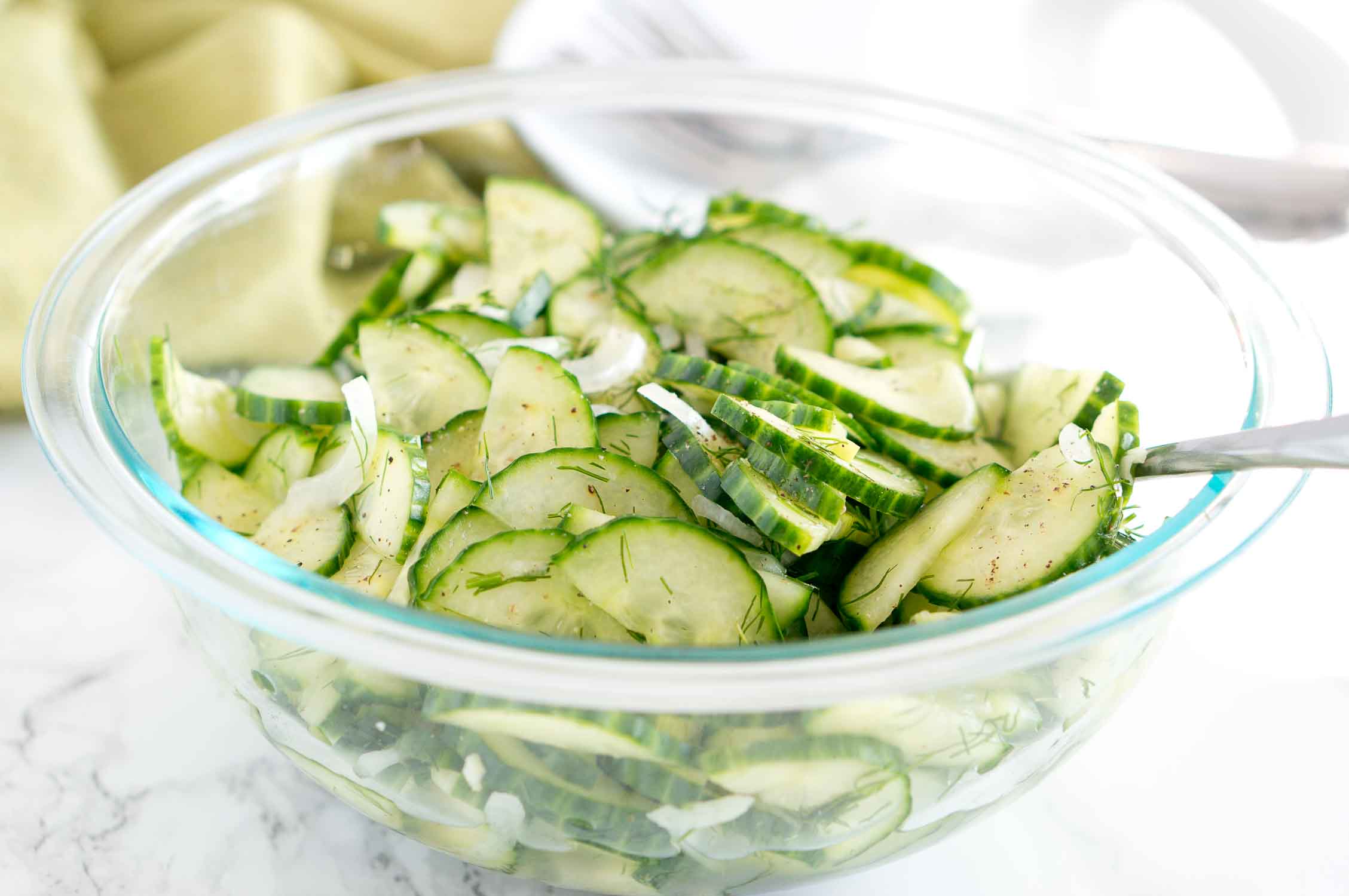 Easy Cucumber Salad Recipe (Fresh & Healthy) | Delicious Meets Healthy