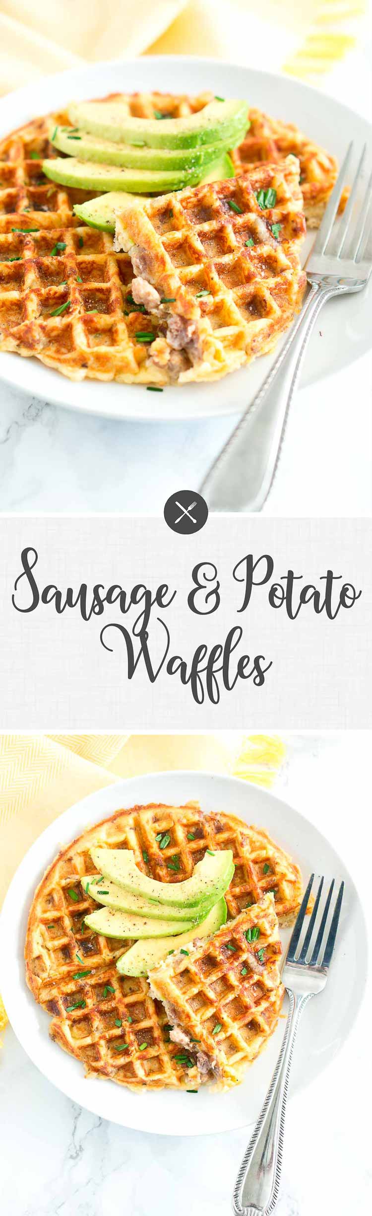 Sausage and Potato Waffles Delicious Meets Healthy