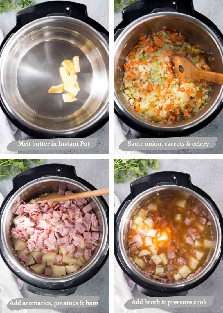 Instant Pot Ham and Potato Soup Delicious Meets Healthy