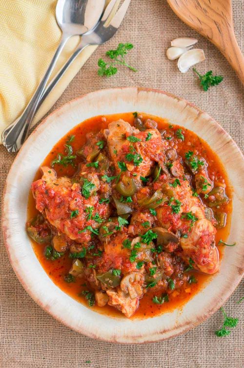 Instant Pot Chicken Cacciatore (Easy Whole30 & Gluten-Free Recipe)