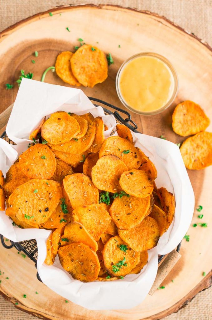 Baked Sweet Potato Chips Delicious Meets Healthy