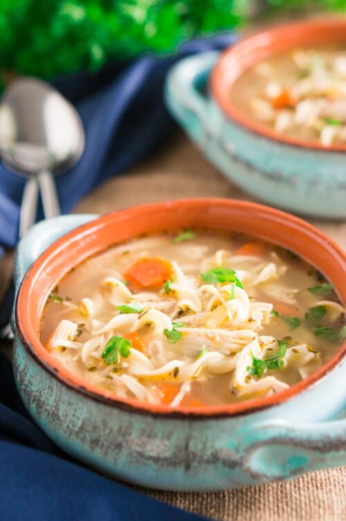 Instant Pot Chicken Noodle Soup (Quick & Easy) Delicious Meets Healthy