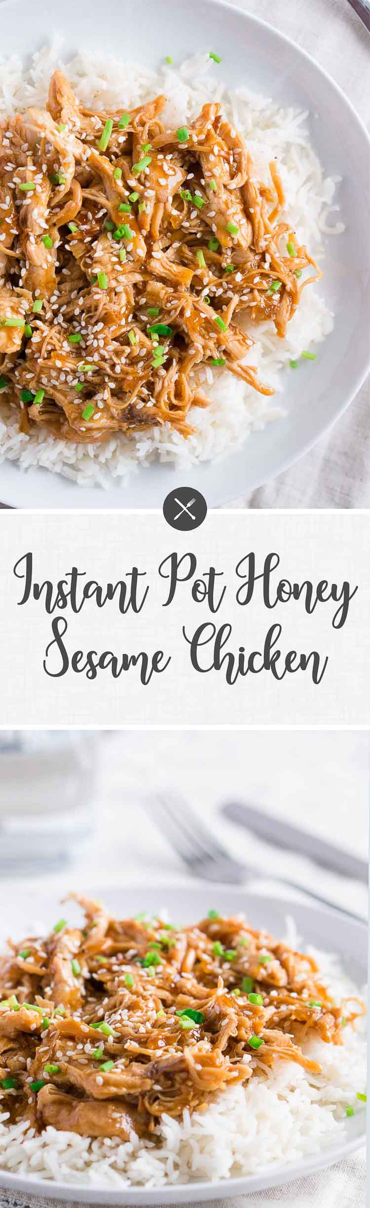 Instant Pot Honey Sesame Chicken Delicious Meets Healthy