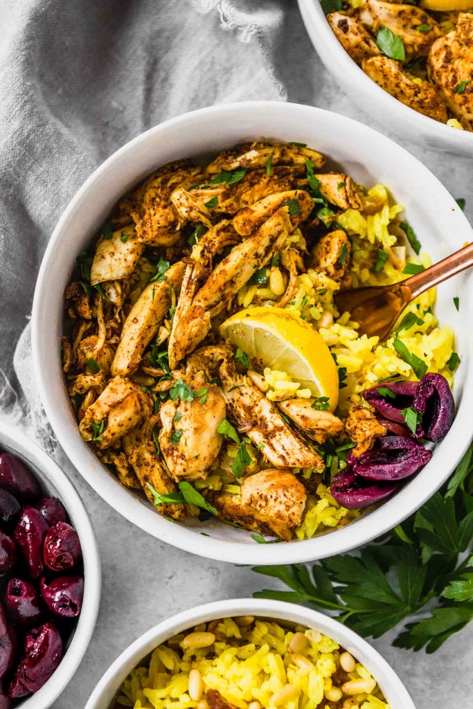 Whole30 dinner recipe for Chicken Shwarma