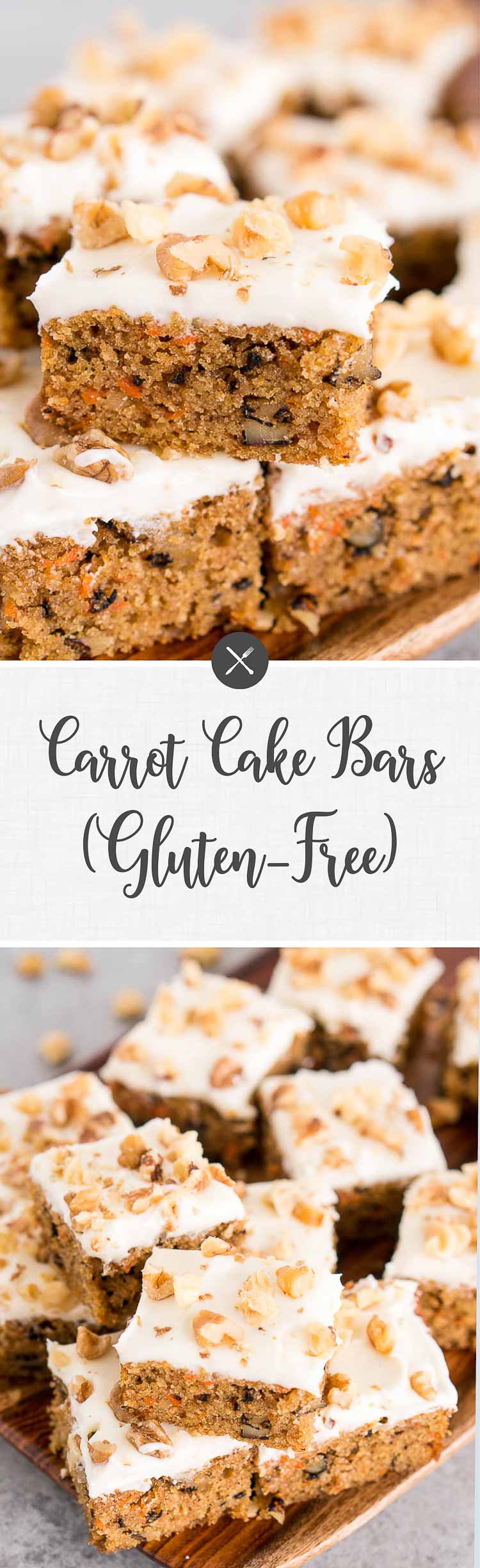Carrot Cake Bars (GlutenFree) Delicious Meets Healthy