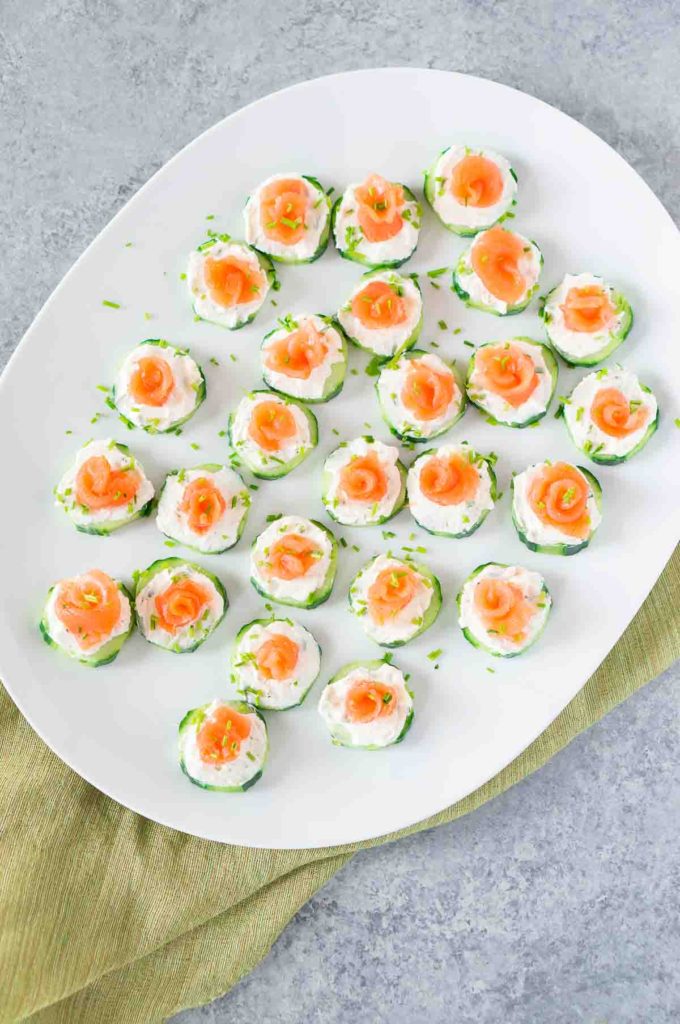 easy appetizer - smoked salmon appetizer
