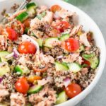 quinoa salmon salad