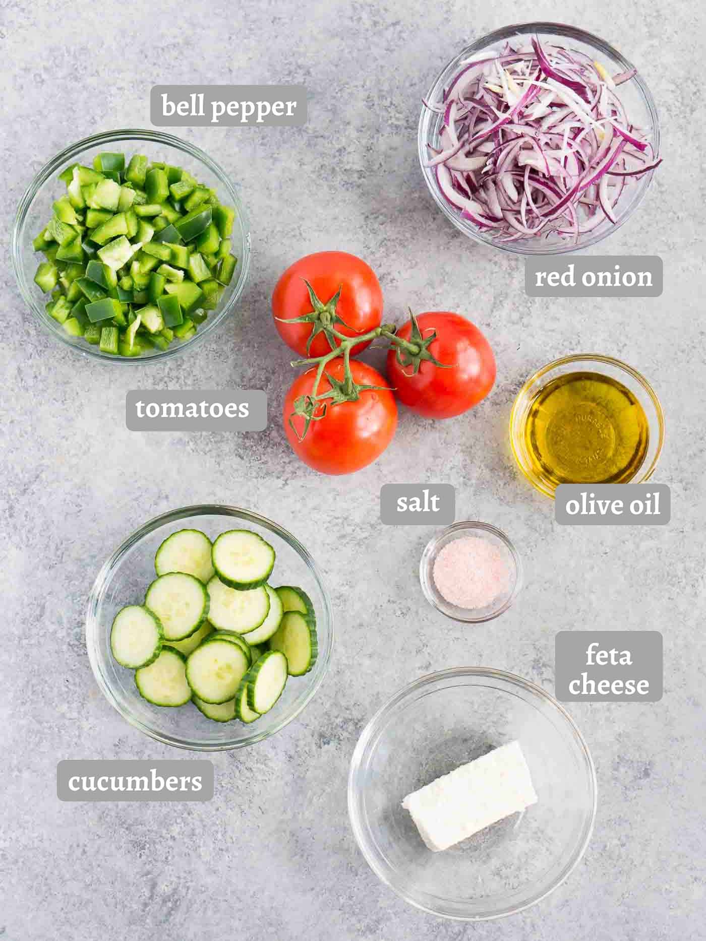 shopska salad ingredients