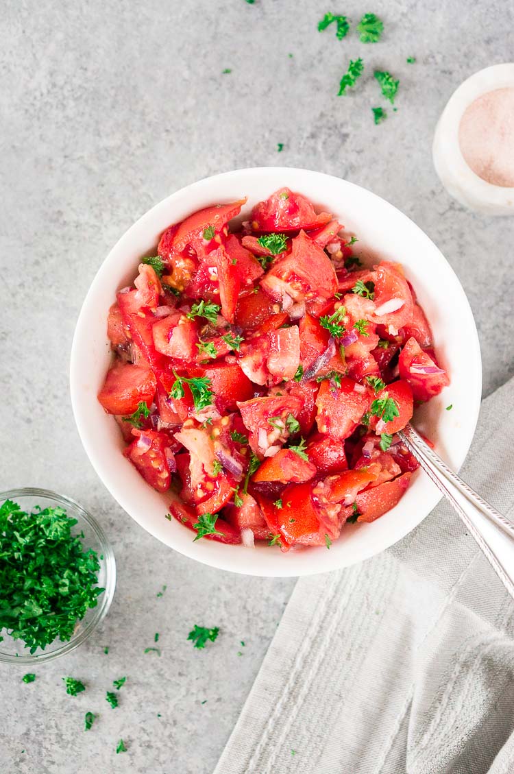 tomato and onion salad recipe