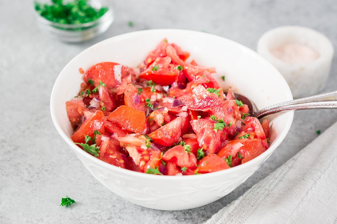 tomato salad for potluck