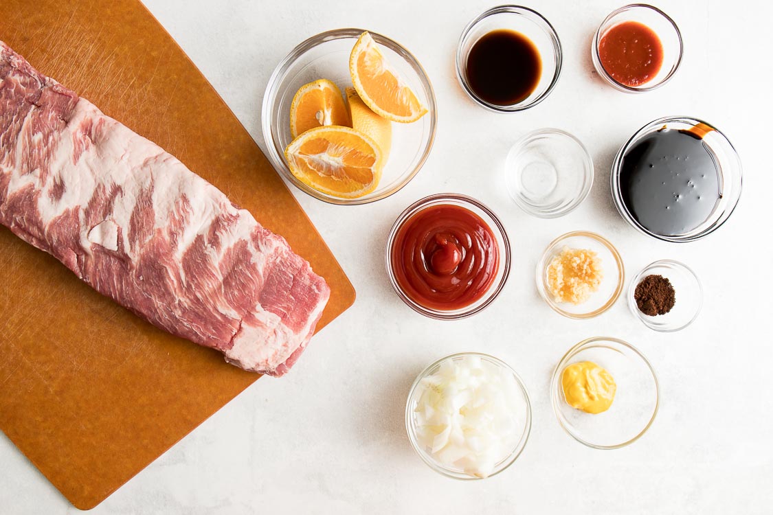 ingredients for instant pot ribs