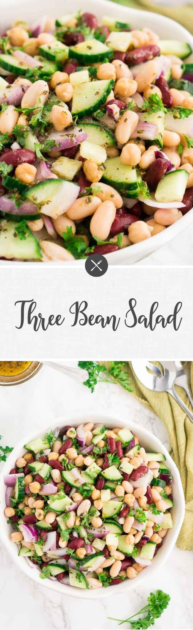 Three Bean Salad (Quick & Easy Potluck Salad) Delicious Meets Healthy