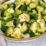 roasted broccoli - pin