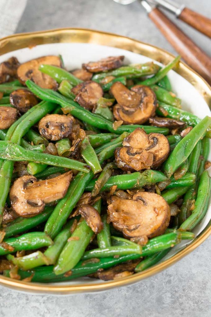 Green Beans and Mushrooms Delicious Meets Healthy