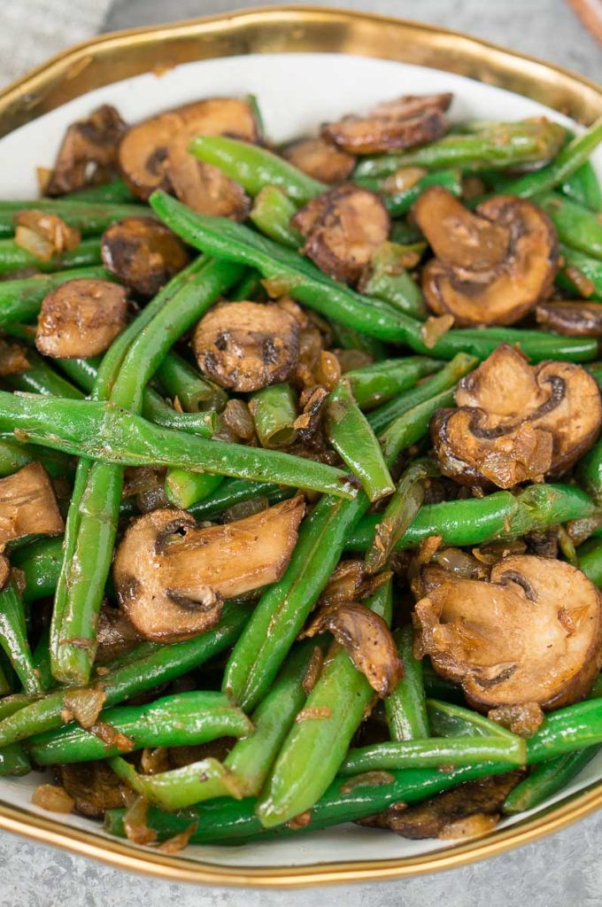 Green Beans and Mushrooms Delicious Meets Healthy