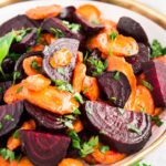 roasted beets and carrots