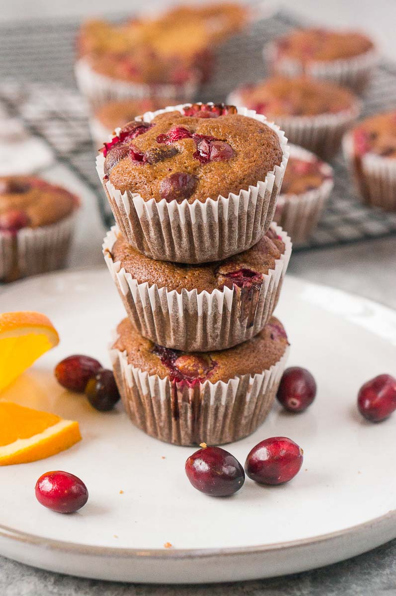 cranberry orange muffins made gluten-free