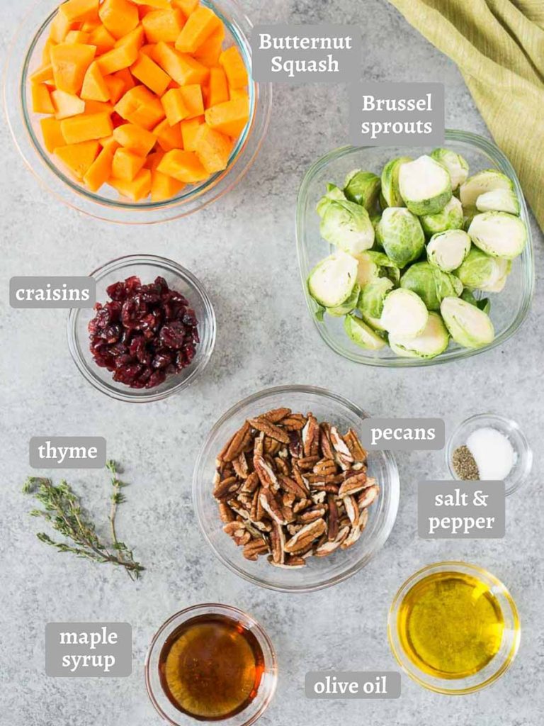 Roasted Butternut Squash and Brussel Sprouts Delicious Meets Healthy