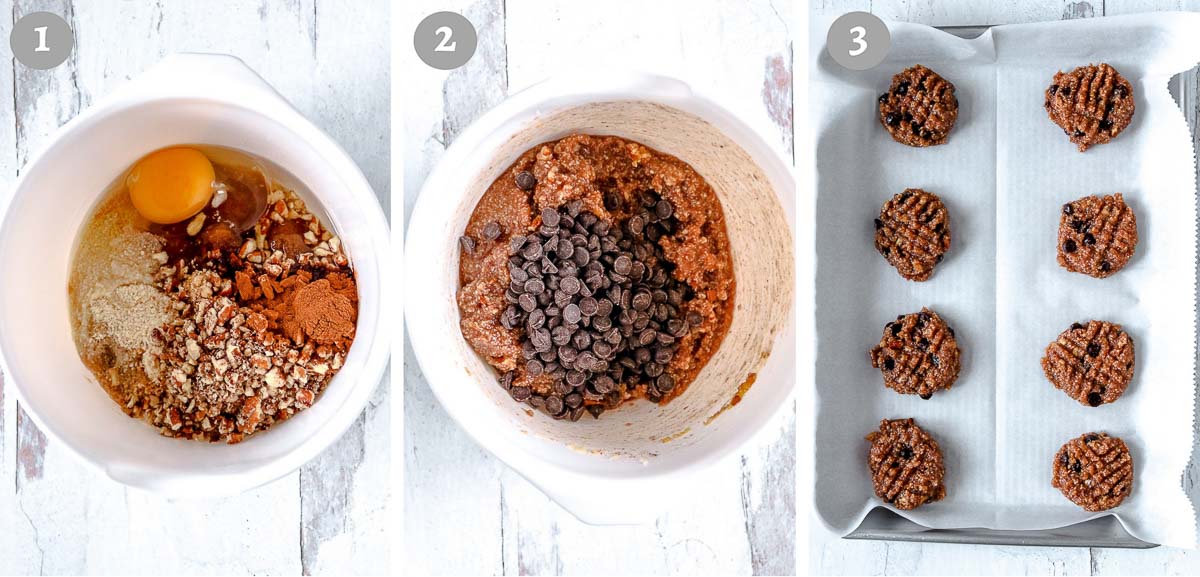 how to make keto chocolate pecan cookies