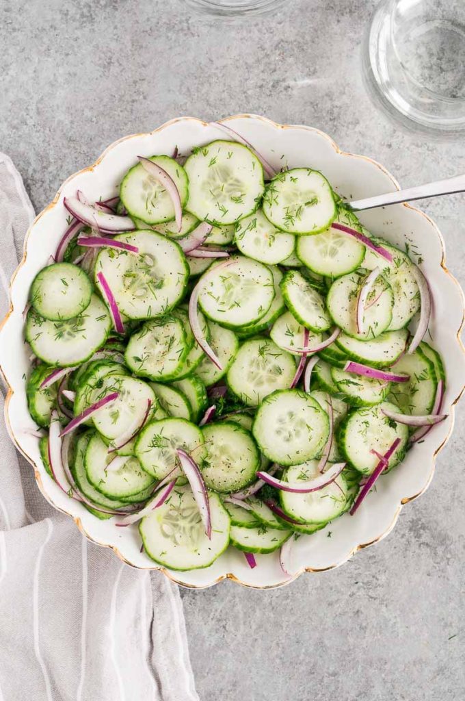 Easy Cucumber Salad Recipe (Fresh & Healthy) Delicious Meets Healthy