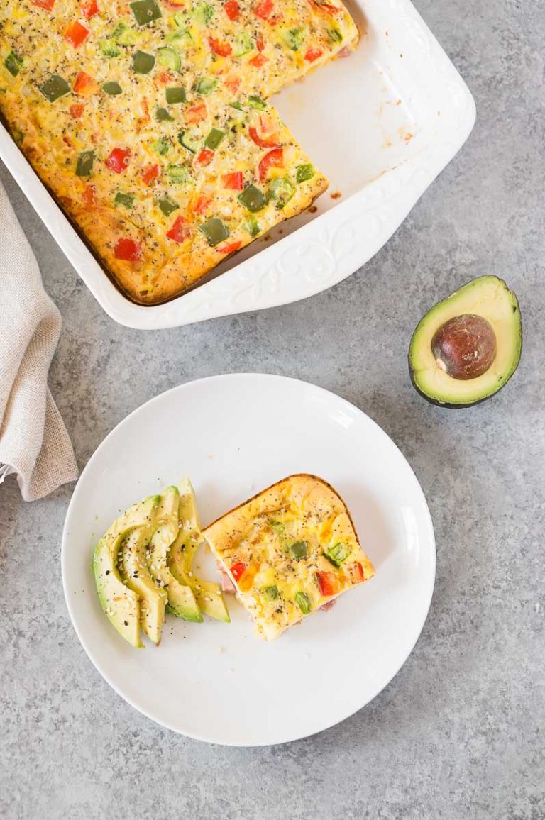 Egg Casserole (Healthy Egg Bake) Delicious Meets Healthy