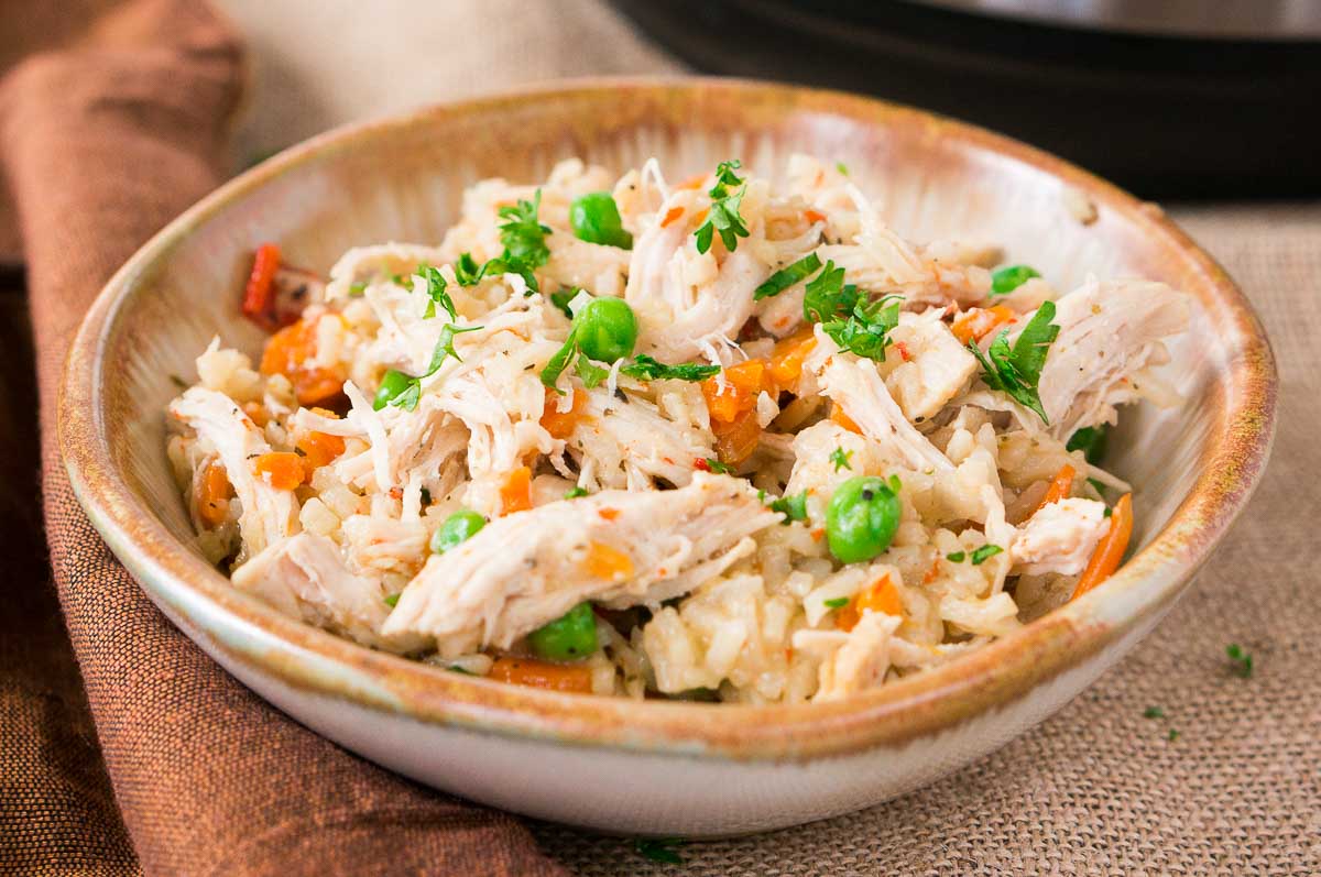 pressure cooker chicken and rice