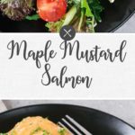 maple mustard salmon - long pin