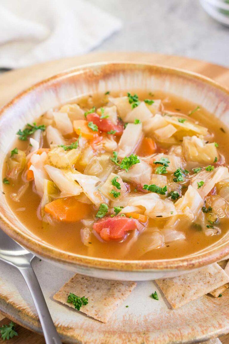 Cabbage Soup (Healthy & Easy) - Delicious Meets Healthy