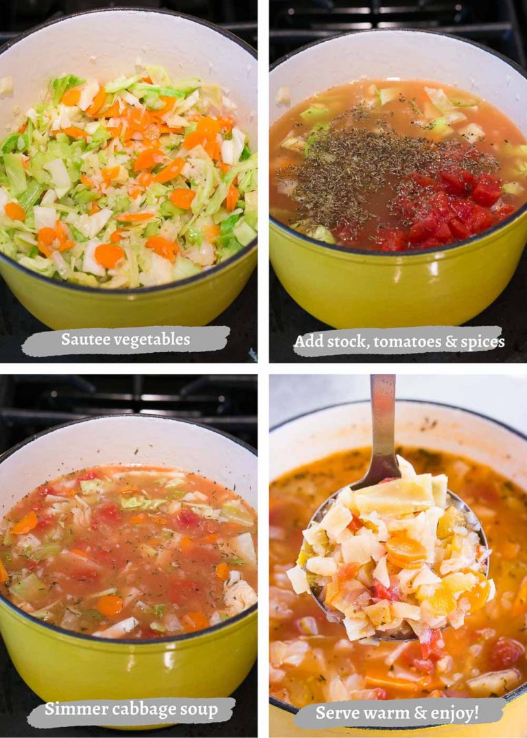 Cabbage Soup (Healthy & Easy) - Delicious Meets Healthy