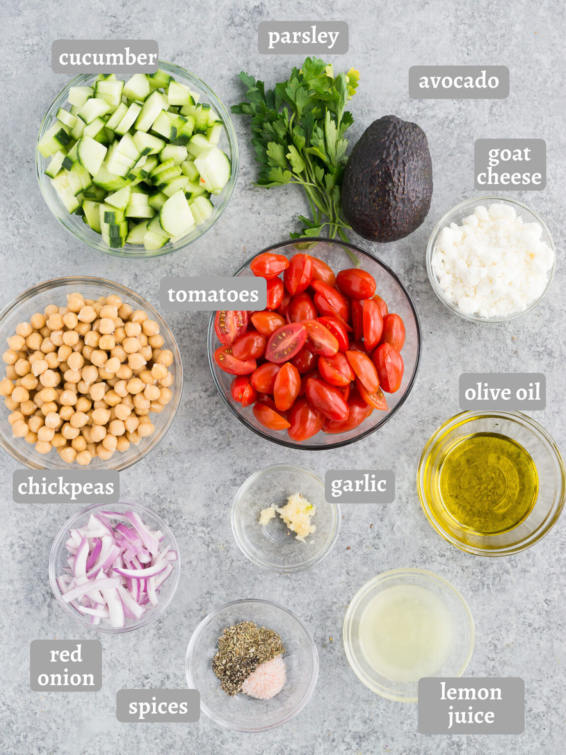 Chickpea Salad (Quick & Easy) Delicious Meets Healthy