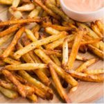 homemade French fries - pin
