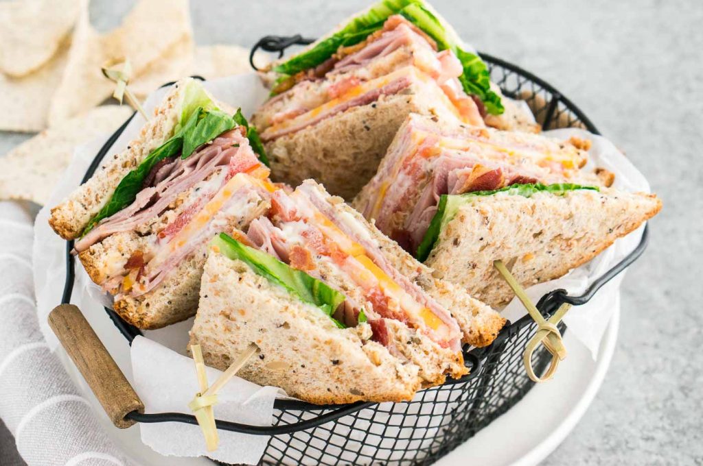 Club Sandwich (Easy & Tasty Lunch Idea) Delicious Meets Healthy